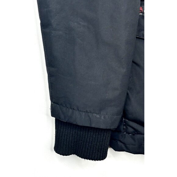 Canada Weather Gear Super Triple Goose Mens Parka Faux Fur Hooded Black Sz Large - Picture 7 of 14